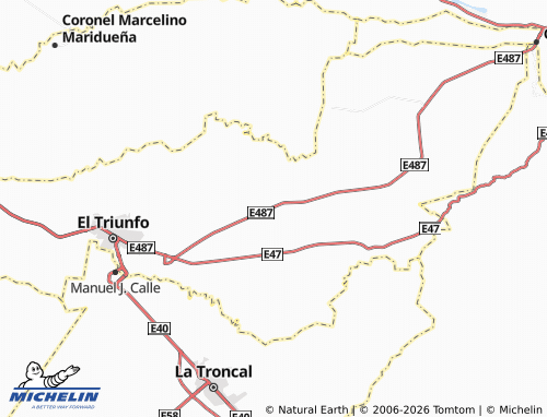 Mapa MICHELIN El Achiote - ViaMichelin