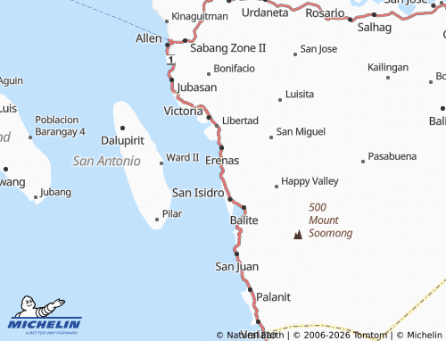 MICHELIN San Roque map - ViaMichelin