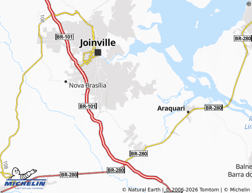 Mappa MICHELIN Parque Guarani - ViaMichelin