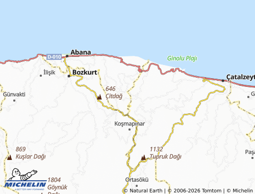 Mappa MICHELIN Akçam - ViaMichelin