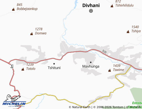 Mappa MICHELIN Themba Luvhilo - ViaMichelin