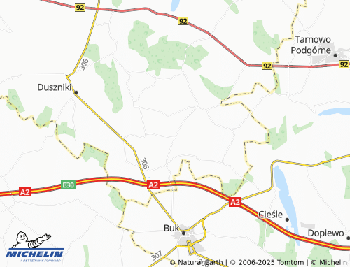 MICHELIN Wierzeja map - ViaMichelin