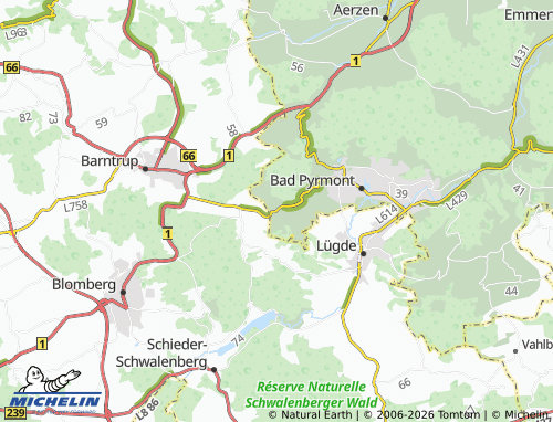MICHELIN Hagen map - ViaMichelin