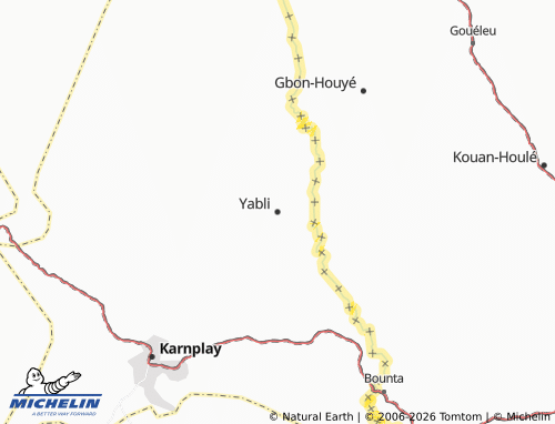 Mappa MICHELIN Yabli - ViaMichelin