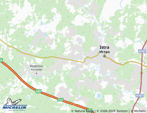 Carte MICHELIN Vesna SNT - ViaMichelin