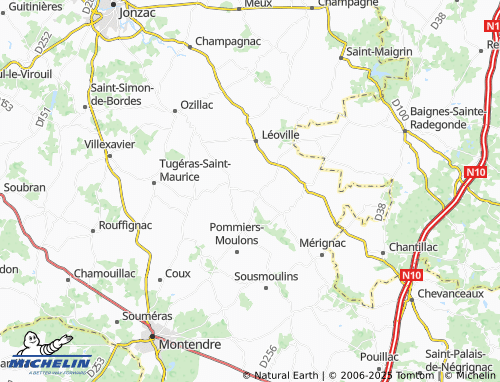 MICHELIN Vibrac map - ViaMichelin