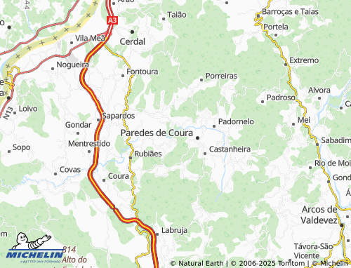MICHELIN Maceira map - ViaMichelin