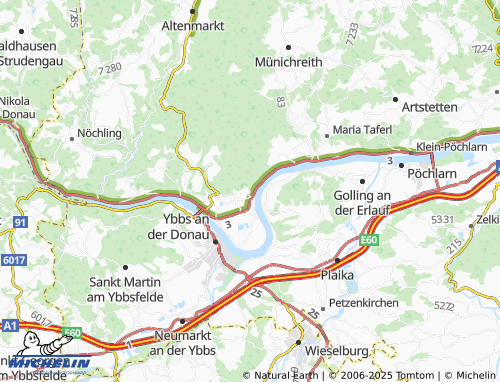 MICHELIN-Landkarte Rosenbichl - ViaMichelin