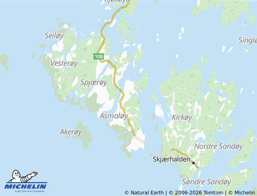 Mappa MICHELIN Rød - ViaMichelin