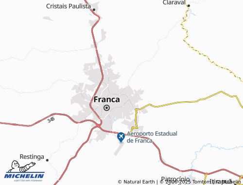 MICHELIN Jardim Riviera map - ViaMichelin