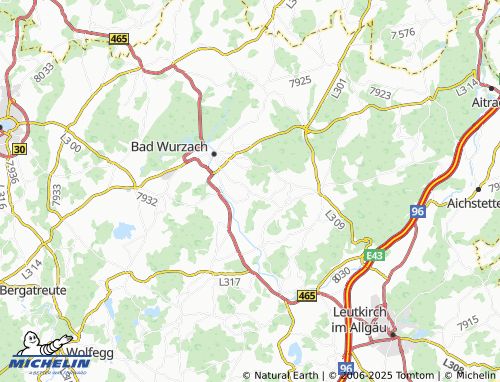 MICHELIN Oberschwanden map - ViaMichelin