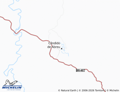 Mapa MICHELIN Três Bicos - ViaMichelin