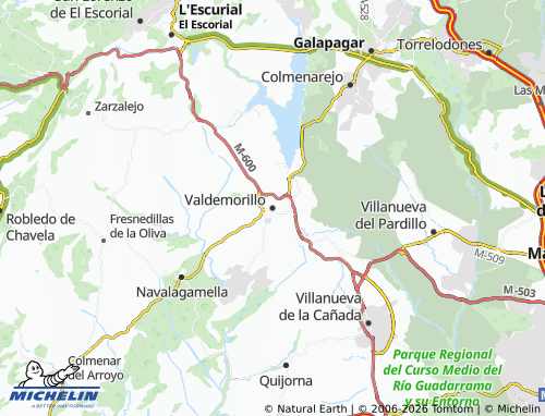 MICHELIN-Landkarte Valdemorillo - ViaMichelin