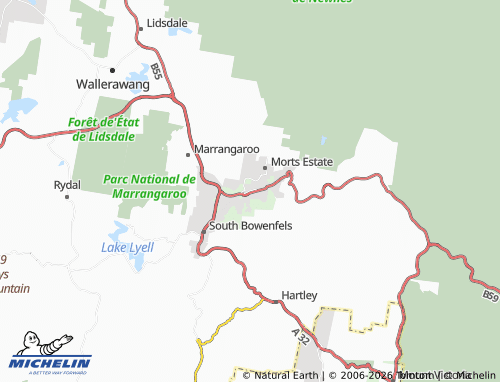Mapa MICHELIN Lithgow - ViaMichelin