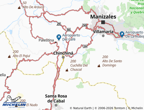 Carte MICHELIN Hoyo Frío - ViaMichelin