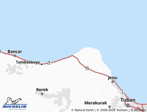 MICHELIN Purworejo map - ViaMichelin