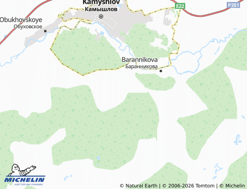 MICHELIN-Landkarte Fadyushina - ViaMichelin