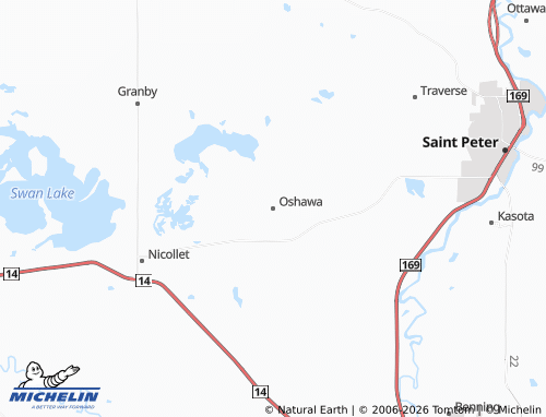 Mappa MICHELIN Oshawa - ViaMichelin