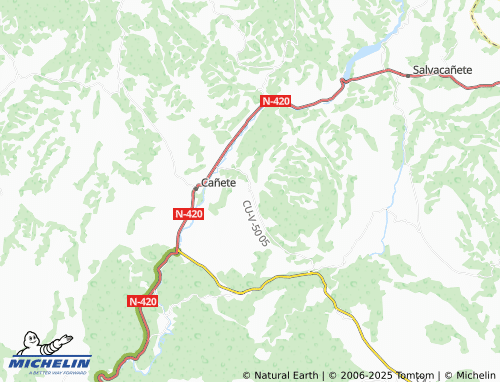 MICHELIN Huérguina map - ViaMichelin