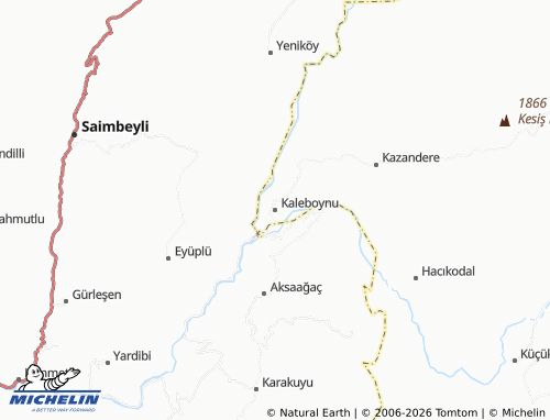 MICHELIN Kaleboynu map - ViaMichelin
