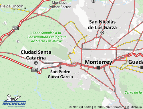 MICHELIN Jardines de San Jerónimo map - ViaMichelin