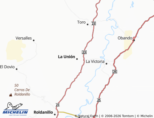 MICHELIN-Landkarte La Unión - ViaMichelin