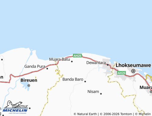 Mapa MICHELIN Meunasah Aron - ViaMichelin
