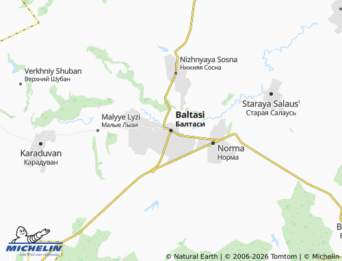 MICHELIN-Landkarte Baltasi - ViaMichelin