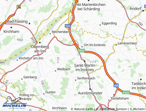 MICHELIN Sindhöring map - ViaMichelin
