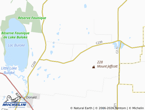 MICHELIN Jeffcott North map - ViaMichelin