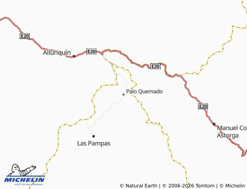 MICHELIN Palo Quemado map - ViaMichelin