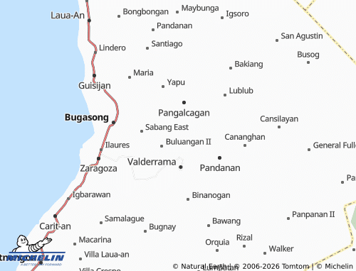 MICHELIN Bunsod map - ViaMichelin