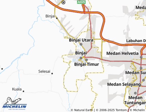 MICHELIN Suka Ramai map - ViaMichelin
