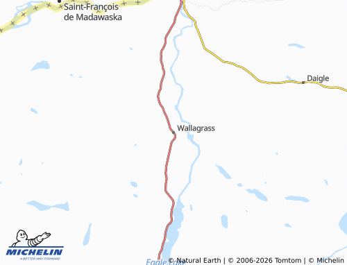Mapa MICHELIN Wallagrass - ViaMichelin