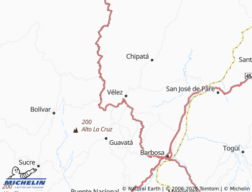 Mapa MICHELIN Vélez - ViaMichelin