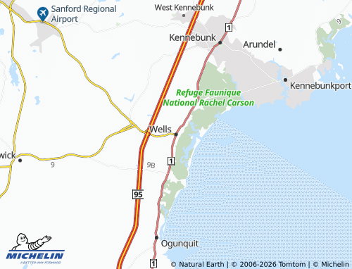 Mapa MICHELIN Wells - ViaMichelin