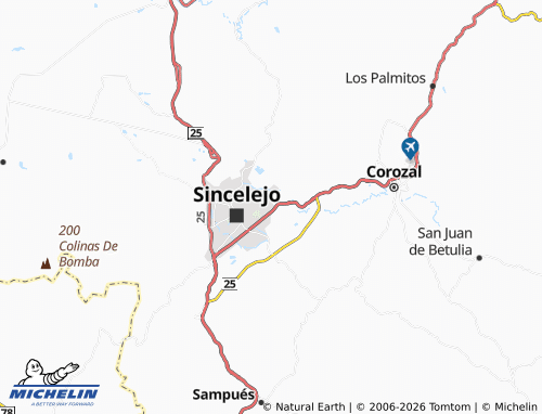 Carte MICHELIN Villa Padua - ViaMichelin