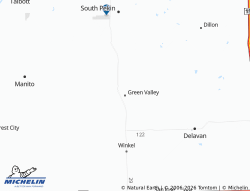 Mapa MICHELIN Green Valley - ViaMichelin