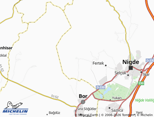 Kaart MICHELIN Fesleğen - ViaMichelin