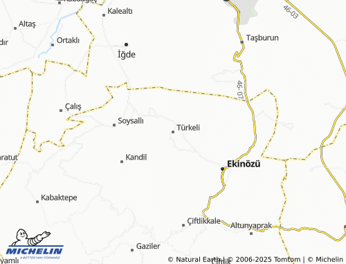 MICHELIN Türkeli map - ViaMichelin