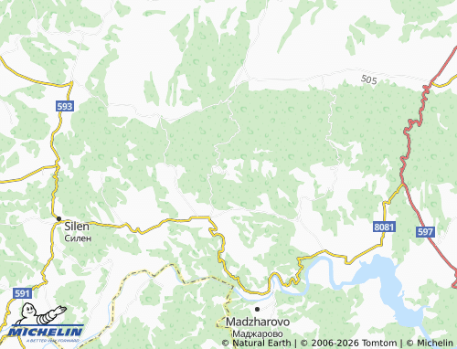 MICHELIN-Landkarte Selska polyana - ViaMichelin
