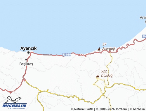Mappa MICHELIN Bahçeli - ViaMichelin
