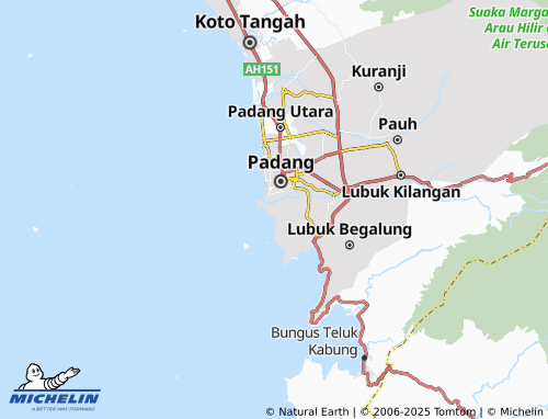 MICHELIN Bukik Gado Gado map - ViaMichelin