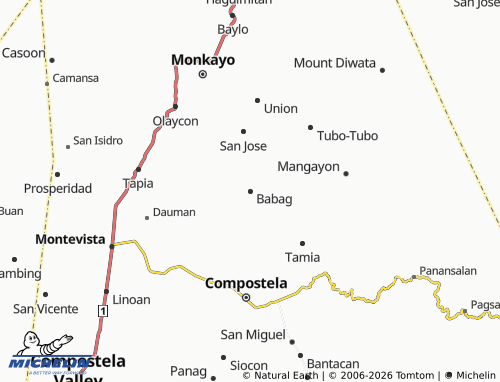 MICHELIN Babag map - ViaMichelin