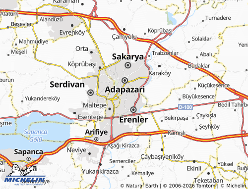 Mappa MICHELIN Dilmen - ViaMichelin