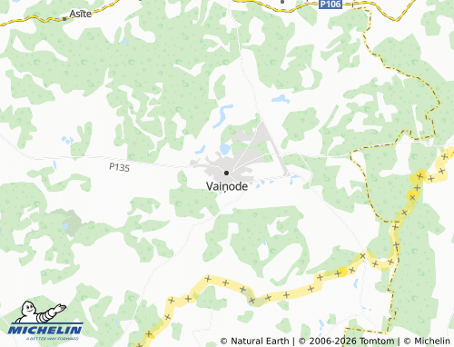 Mapa MICHELIN Vaiņodes pagasts - ViaMichelin
