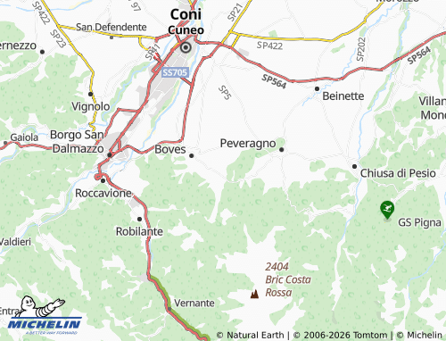 Mapa MICHELIN Rivoira - ViaMichelin