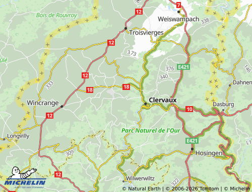 Mapa MICHELIN Eselborn - ViaMichelin