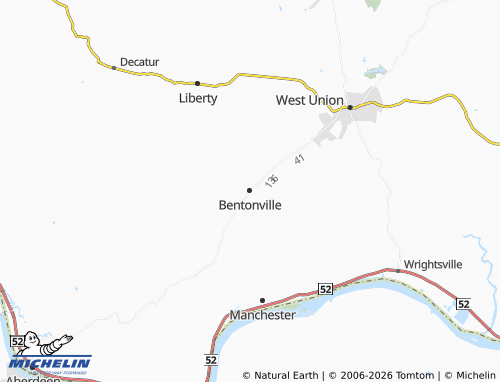 Mappa MICHELIN Bentonville - ViaMichelin