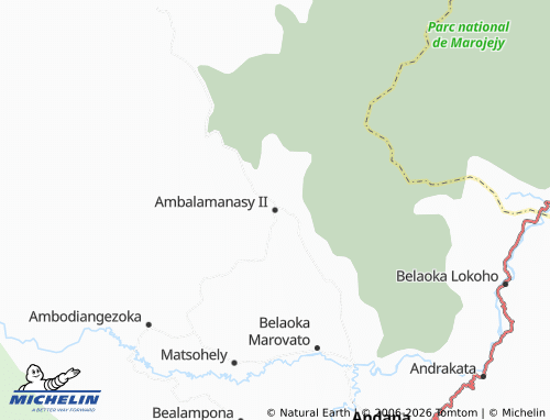 Mappa MICHELIN Ambalamanasy II - ViaMichelin